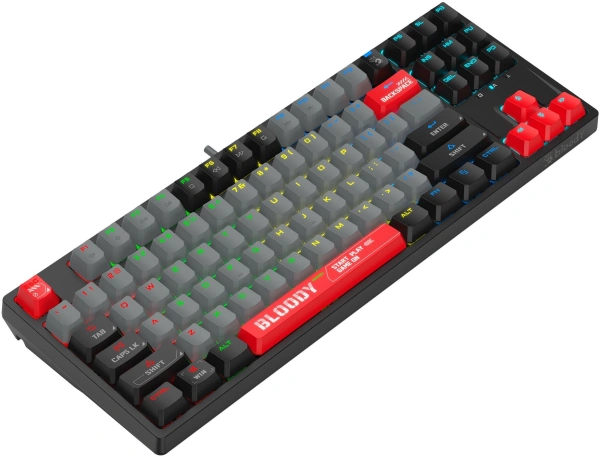 Клавиатура A4Tech Bloody S87 Energy механическая черный/красный USB for gamer LED (S87 USB ENERGY RE