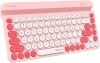 Клавиатура A4Tech Fstyler FBK30 розовый USB беспроводная BT/Radio slim Multimedia (FBK30 RASPBERRY)