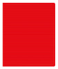 Папка на 2-х кольцах Бюрократ DeLuxe DL0740/2RED A4 пластик 0.7мм кор.32мм красный