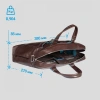 Сумка Piquadro Blue Square CA3335B2/MO коричневый натур.кожа