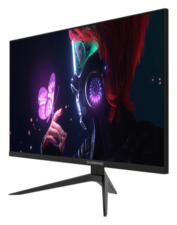 Монитор SunWind 27" SUN-M27BG130 черный VA 3ms 16:9 HDMI матовая 350cd 178гр/178гр 2560x1440 165Hz G-Sync VGA DP FHD 4.9кг