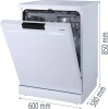 Посудомоечная машина Gorenje GS620C10W белый (полноразмерная)