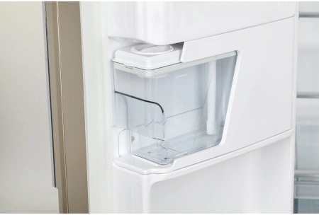 Холодильник Hitachi R-W660PUC7 GBE 2-хкамерн. бежевый стекло инвертер