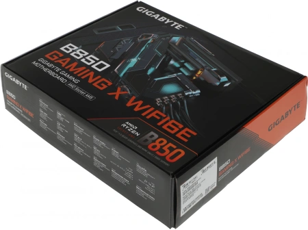 Материнская плата Gigabyte B850 GAMING X WIFI6E SocketAM5 AMD B850 4xDDR5 ATX AC`97 8ch(7.1) 2.5Gg RAID+DP