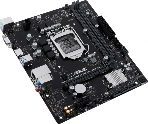 Материнская плата Asus PRIME H510M-R R2.0-SI Soc-1200 Intel H470 2xDDR4 mATX AC`97 8ch(7.1) GbLAN+VGA+HDMI White Box