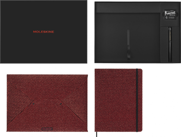 Набор Moleskine Limited Edition Prescious & Ethical Shine еженедельник/ручка перьевая/папка-конверт