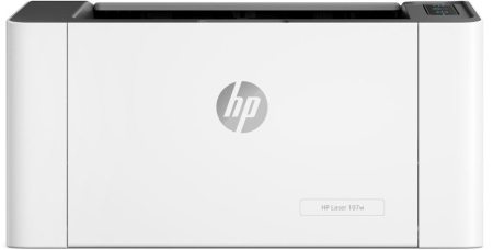 Принтер лазерный HP Laser 107w (4ZB78A) A4 WiFi белый