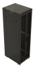 Шкаф коммутационный Hyperline (TTB-4266-DD-RAL9004) напольный 42U 600x600мм пер.дв.перфор. задн.дв.перфор. 2 бок.пан. 800кг черный 510мм 2055мм IP20 сталь