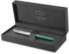 Ручка перьев. Parker Sonnet Essentials SB F545 (CW2169362) LaqGreen CT F сталь нержавеющая подар.кор.
