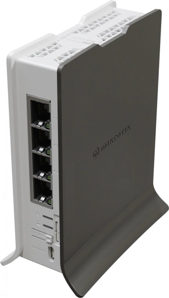 Роутер беспроводной MikroTik hAP ax lite LTE6 (L41G-2AXD&FG621-EA) AX600 10/100/1000BASE-TX/3G/4G cat.6 черный