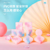 Ластик Deli 71135 35х35х11мм ПВХ ассорти