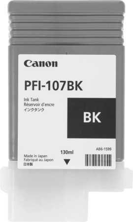Картридж струйный Canon PFI-107BK 6705B001 черный (130мл) для Canon iP F680/685/780/785