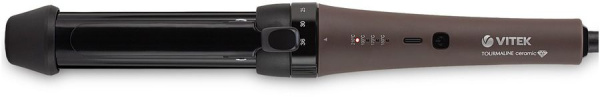 Щипцы Vitek 2521-VT-01 70Вт макс.темп.:210С покрытие:титаново-турмалиновое коричневый