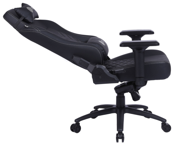 Кресло игровое Cactus CS-CHR-0112BL черный эко.кожа с подголов. крестов. сталь