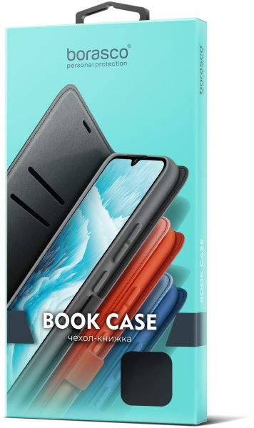 Чехол (флип-кейс) BoraSCO для Xiaomi Redmi Note 12S 72024 черный