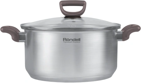 Кастрюля Rondell Fest RDS-1322 2.8л. d=20см (с крышкой) стальной