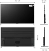 Телевизор QLED TCL 98" 98C745 Smart черный/4K Ultra HD/DVB-T/120Hz/DVB-T2/DVB-C/DVB-S/DVB-S2/USB/WiF