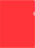 Папка-уголок Бюрократ -EE310/1RED A4 пластик 0.15мм красный