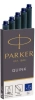 Картридж Parker Quink Z11 (CW1950384) синие чернила для ручек перьевых (5шт)