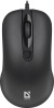 Мышь Defender MB-230 черный оптическая 1600dpi USB 2but (52231)