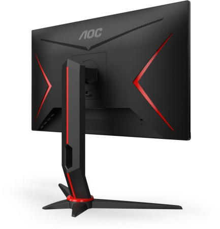 Монитор AOC 23.8" Gaming 24G2ZU черный/красный IPS LED 0.5ms 16:9 HDMI M/M матовая HAS 350cd 170гр/160гр 1920x1080 240Hz FreeSync Premium DP FHD USB 5.03кг