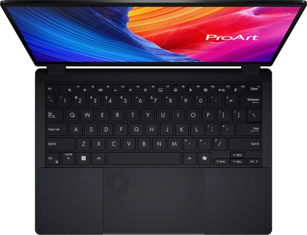 Ноутбук Asus ProArt PX13 HN7306WV-LX014X Ryzen AI 9 HX 370 32Gb SSD1Tb NVIDIA GeForce RTX4060 8Gb 13.3" OLED Touch 3K (2880x1800) Windows 11 Professional black WiFi BT Cam (90NB14L1-M00180)