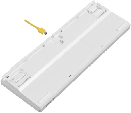 Клавиатура A4Tech Bloody S87 Energy механическая белый/желтый USB for gamer LED (S87 USB ENERGY WHIT