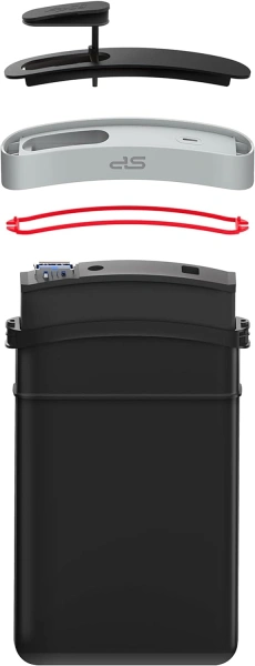 Жесткий диск Silicon Power USB3.0 1TB SP010TBPHD65BS3G A65B Armor 1.8" черный
