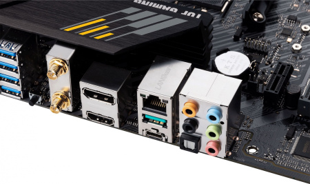 Материнская плата Asus TUF GAMING B550M-PLUS WIFI II Soc-AM4 AMD B550 4xDDR4 mATX AC`97 8ch(7.1) 2.5Gg RAID+HDMI+DP