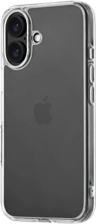 Чехол (клип-кейс) uBear для Apple iPhone 16 Real прозрачный (CS391TT61RL-I24)