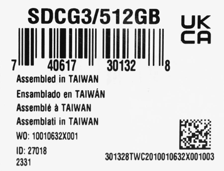 Флеш карта microSDXC 512Gb Class10 Kingston SDCG3/512GB Canvas Go! Plus + adapter