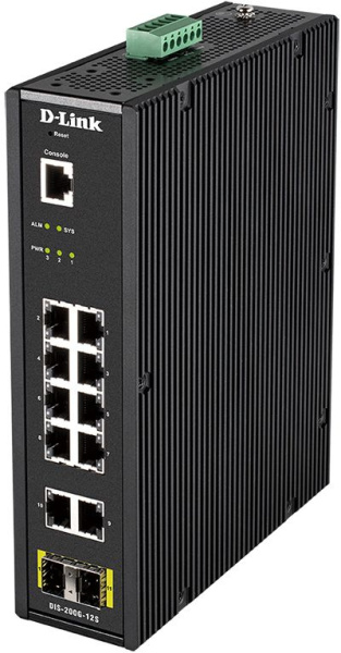 Коммутатор D-Link DIS-200G-12S/A1A 10G 2SFP управляемый