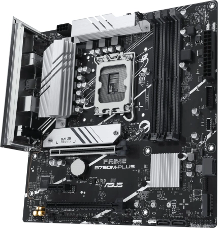 Материнская плата Asus PRIME B760M-PLUS Soc-1700 Intel B760 4xDDR5 mATX AC`97 8ch(7.1) 2.5Gg RAID+HD