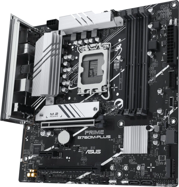 Материнская плата Asus PRIME B760M-PLUS Soc-1700 Intel B760 4xDDR5 mATX AC`97 8ch(7.1) 2.5Gg RAID+HD