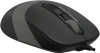 Мышь A4Tech Fstyler FM10ST серый/черный оптическая 1600dpi silent USB для ноутбука 3but (FM10ST GREY)