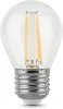 Лампа светодиодная Gauss Filament 7Вт цок.:E27 шар 220B 4100K св.свеч.бел.нейт. P45 (упак.:1шт) (105802207)