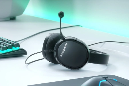 Наушники с микрофоном Steelseries Arctis 1 черный мониторные Radio оголовье (61512)