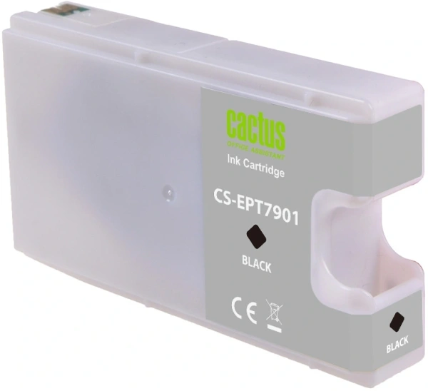 Картридж струйный Cactus CS-EPT7901 79XL черный (59мл) для Epson WorkForce WF-4630 Pro/WF-4640 Pro/WF-5110 Pro