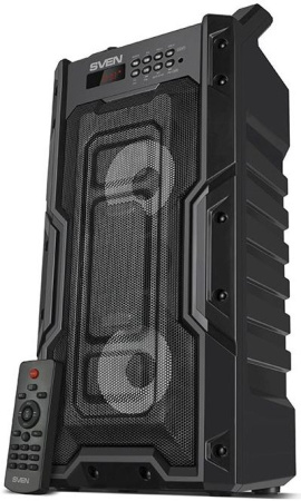 Колонка порт. Sven PS-435 черный 20W 2.0 BT/3.5Jack/USB 10м 2000mAh (SV-019075)