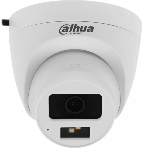Видеокамера аналог. Dahua DH-HAC-HDW1200CLQP-IL-A-0280B-S6 2.8-2.8мм HD-CVI HD-TVI цв. корп.:белый (