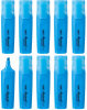 Набор текстовыделителей Deli Accent ES621BLUE-P Delight скошенный пиш. наконечник 1-5мм синий (10шт.