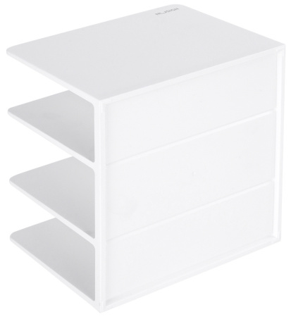Подставка-ограничитель для книг Deli ENS006WHITE 162х162х122мм
