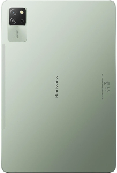 Планшет Blackview Tab60 Pro T606 (1.6) 8C RAM8Gb ROM128Gb 10.1" IPS 800x1280 4G 2Sim Android 14 зеленый 8Mpix 5Mpix BT WiFi microSD 1Tb 7700mAh 450hrs