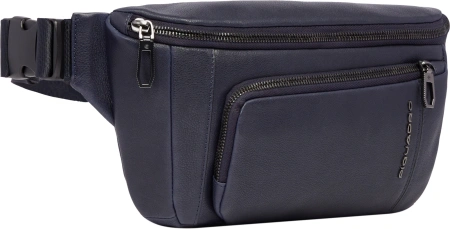 Сумка на пояс мужская Piquadro CRONUS CA2174S134/BLU синий натур.кожа