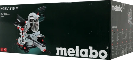 Торцовочная пила Metabo KGSV 216 M 1700Вт 5000об/мин d=216мм