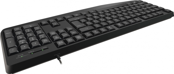 Клавиатура Defender Atom HB-546 черный USB Multimedia for gamer (подставка для запястий) (45546)
