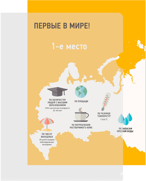 Папка-уголок Бюрократ Economy -E100CLEAR тисненый A4 пластик 0.10мм прозрачный