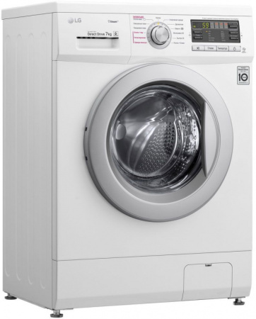 Стиральная машина LG F1296HDS1 класс: A загр.фронтальная макс.:7кг белый инвертер