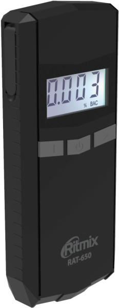 Алкотестер Ritmix RAT-650 электрохимический черный