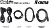 Монитор Iiyama 27" ProLite XUB2792UHSU-B6 черный IPS LED 16:9 HDMI M/M матовая HAS Piv 1300:1 350cd 178гр/178гр 3840x2160 60Hz DP 4K USB 6.3кг